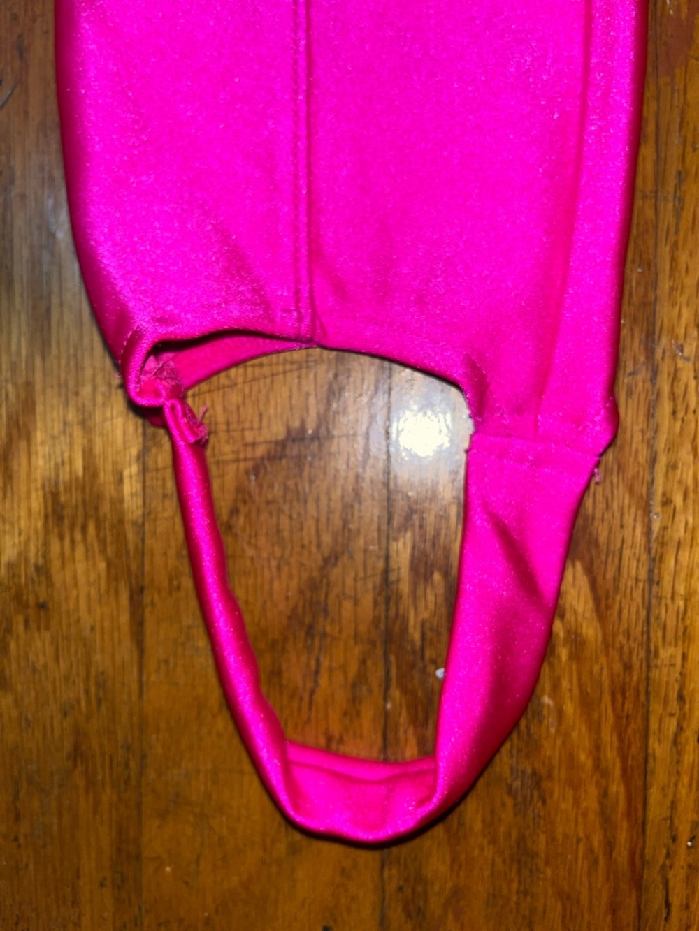 Good American Hot Pink Shiny Stirrup Pants Size 4 - Picture 5 of 8